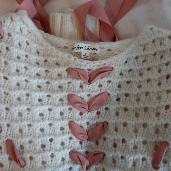 🌸🎀For Love and Lemons Laurel Oversized Sweater - Picture 4 of 4